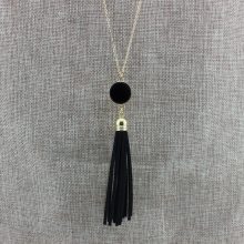 Bohemian Necklace with Tassel Pendant