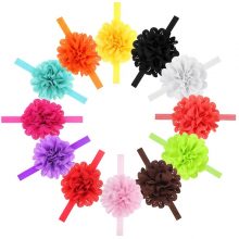 Colorful Flowers Spandex Headband for Babies