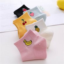 Pretty Women’s Fruit Printed Cotton Socks