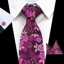Elegant Floral Patterned Tie For Men