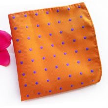 Dot Patterned Silk Handkerchief