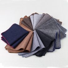 Vintage Solid Cotton Handkerchief