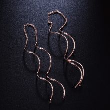 Women’s Long Spiral Earrings
