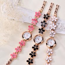 Women’s Floral Bracelet Watch