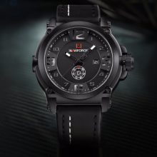 Luxury Sport Leather Strap Quartz Watch