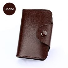 Business Colorful Genuine Leather Women’s Card Holder