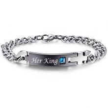 Her King and His Queen Couple Bracelet