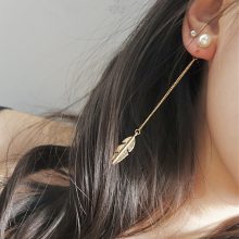 Women’s Feather Drop Earrings