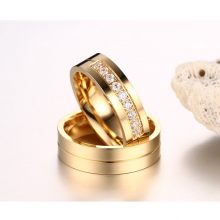 Men’s and Women’s Steel Couple Ring